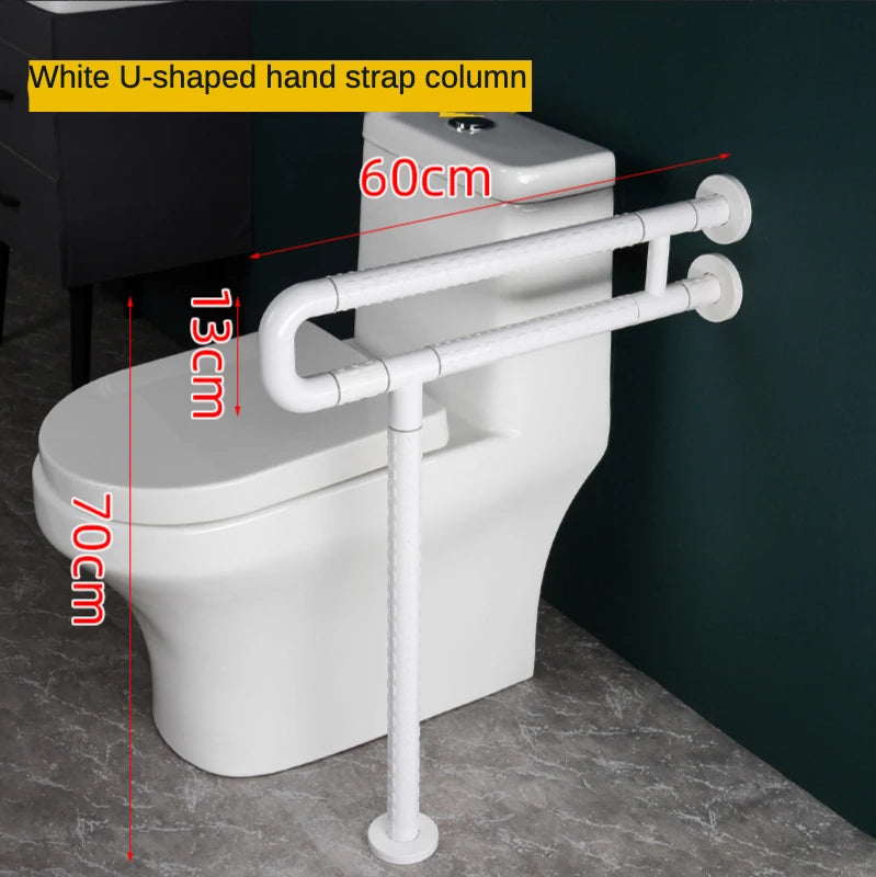 Bathroom Shower Grab Handle Rail Grip for Elderly Stainless Steel Toilet Safety Rails Anti Slip Disability Aid Grab Bar Handle