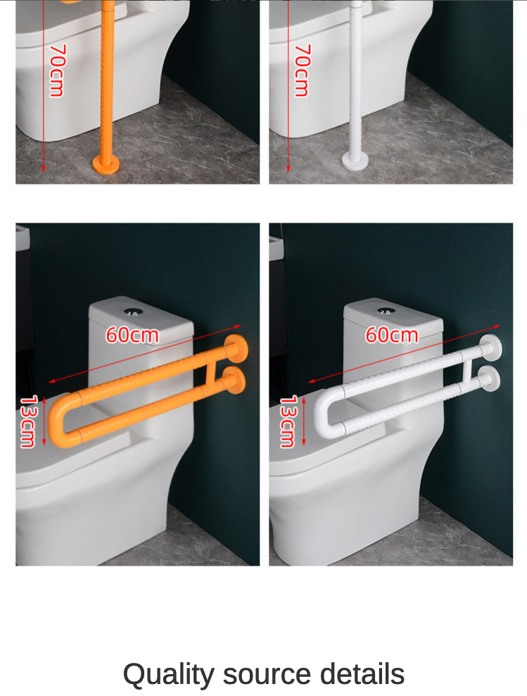 Bathroom Shower Grab Handle Rail Grip for Elderly Stainless Steel Toilet Safety Rails Anti Slip Disability Aid Grab Bar Handle