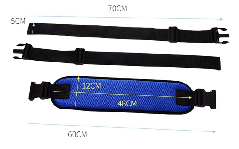 Adjustable Bed Safety Harness Belt Bedside Guardrail with Bedside Restraint Belt for Elderly Bedridden Paralyzed Patients