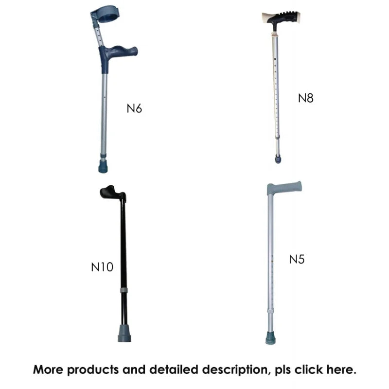 Folding walking stick walking cane  with cane tips, elder forearm crutches