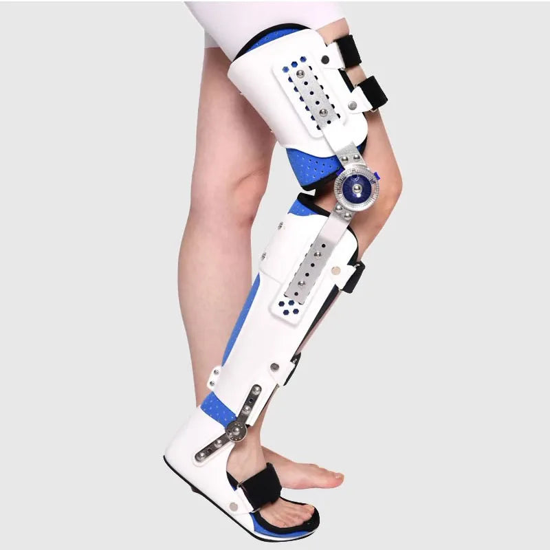 Adjustable Knee Brace-Leg Ankle Foot Knee Joint Fixation Support-Joint Pain Relief Brace Ligament Protector Bone Orthosis