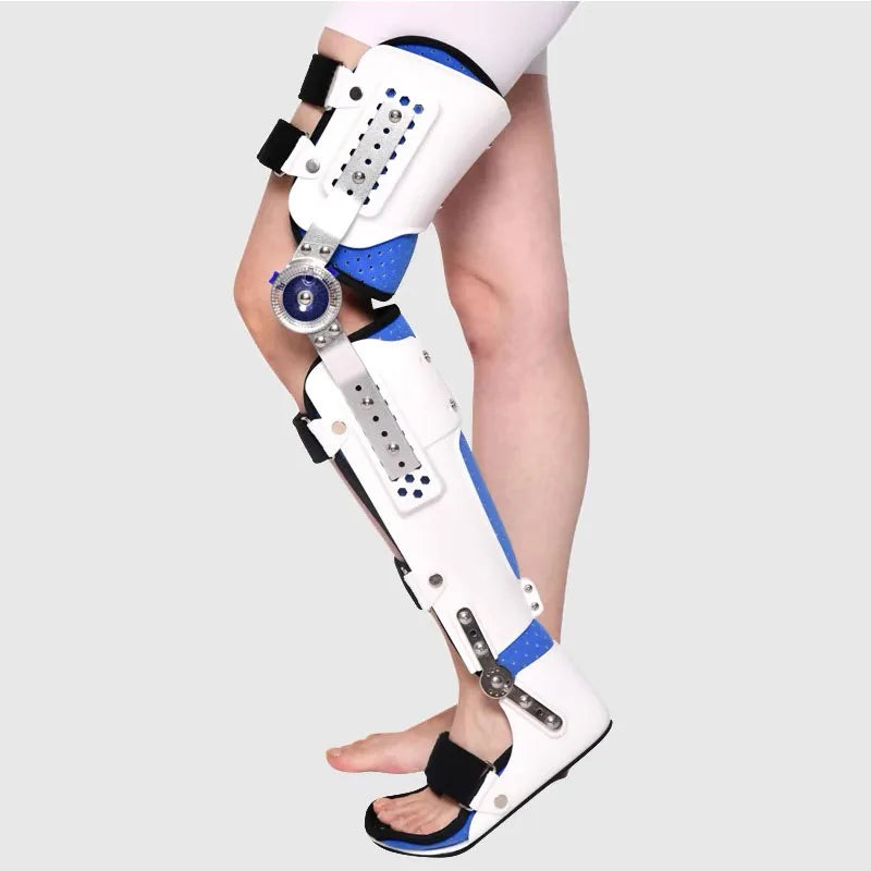 Adjustable Knee Brace-Leg Ankle Foot Knee Joint Fixation Support-Joint Pain Relief Brace Ligament Protector Bone Orthosis